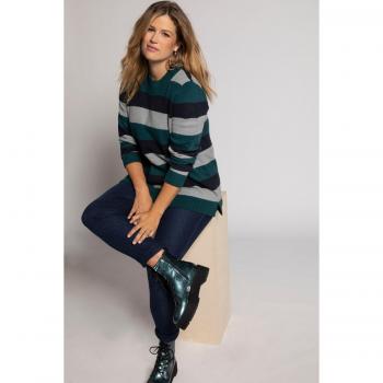 Maglia Verde a Righe per Donna
