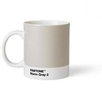 PANTONE Porzellan-Kaffeebecher Warm Gray 2 – 1‑Stück-Pack