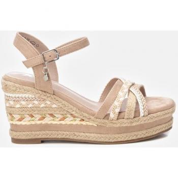 Xti 12861 Sandali con Zeppa Beige Suede EU 41