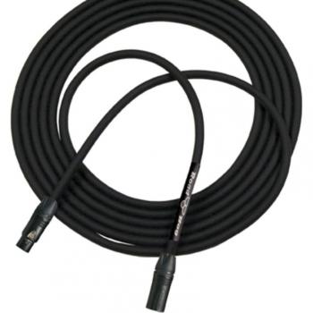 Pro Co Sound Roadhog HOGM-30.K 30' Mic Cable, Neutrik XLRF-XLRM, black