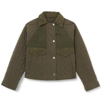 Pabori Premium Steppjacke BOSS ORANGE – Dunkelgrün, Größe 48, wasserfest, Regular Fit