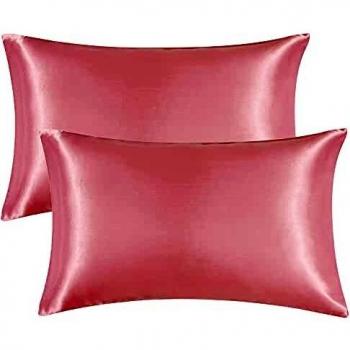 Soft Silky Pillowcases with Standard Size and Envelope Closure