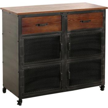 Carrello di Lavoro Retro HHG 081 con Ruote e Cassetti