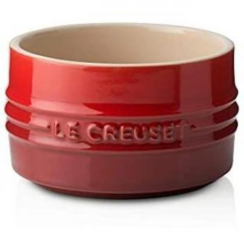 Le Creuset Backform stapelbar in Kirschrot, 8 cm Durchmesser