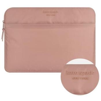 Kate Spade Laptop‑Tasche 14 – Puffer‑Schlauch aus Madison Rouge Nylon – Rot