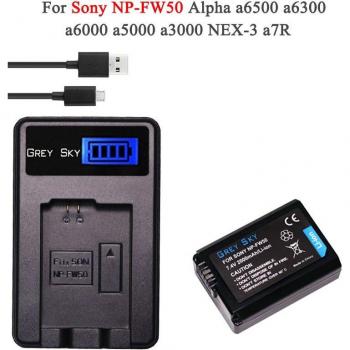 2000 mAh NP-FW50 Akku voor Sony NEX-2
