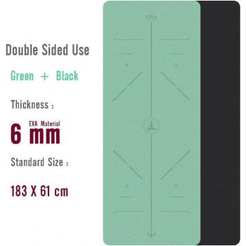 TPE Non-Slip Yoga Mat for Fitness 183x61CM