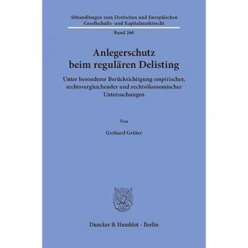 Anlegerschutz beim regulären Delisting