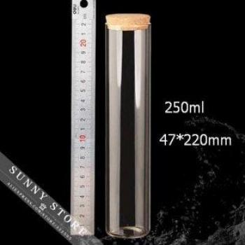Vial de Vidrio 47 x 220 mm 250 ml