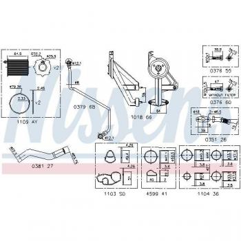 Ladermontage-Set NISSENS 9300910
