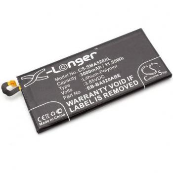 VH‑BW Lithium‑Polymer Ersatzakku 3000 mAh – Samsung EB‑BA520ABE, GH43‑04680A