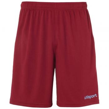 Bordeaux/Sky Blue Uhlsport Men's Center Basic Shorts, XXL