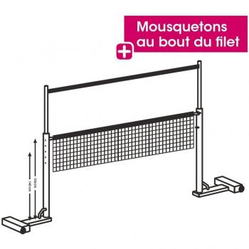 Poteau Fixe en Fil Tremblay – Badminton