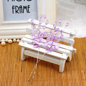 Flores Artificiales con Detalles de Cristal