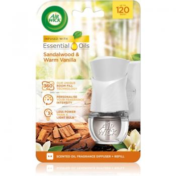 Air Wick Electric Sandalwood & Vanilla Scented Oil Air Freshener 19 ml