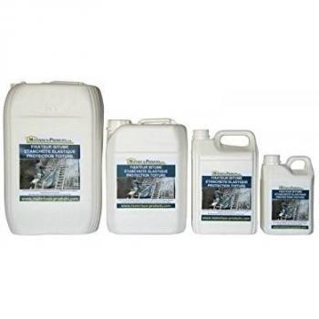Fixateur bitume élastique protection toiture 5 L Blanc