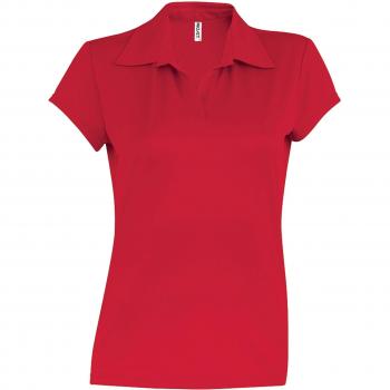 Proact Damen Sport-Polo Shirt Rot XXL