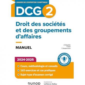 DCG 2 Droit des sociétés et des groupements d'affaires