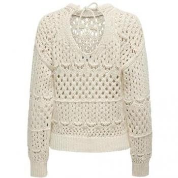 Pull droit col rond