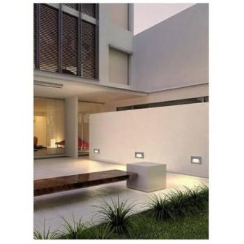 Faretto Segnapasso 3W Grigio Luce Fredda Calda IP65