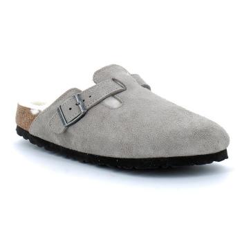 Sabot Birkenstock Boston Laine Fourrure Femme