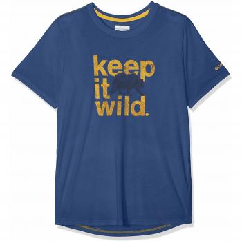 Columbia Miller Valley T-Shirt à Manches Courtes Homme, Bleu (Carbon), L
