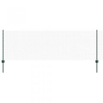 Reja Soldada Verde 0.8 x 25 m con Soporte