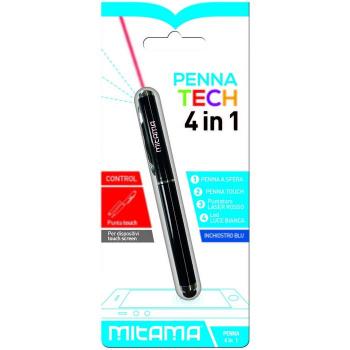 Set de 4 Bolígrafos Mitama Tech con Puntero