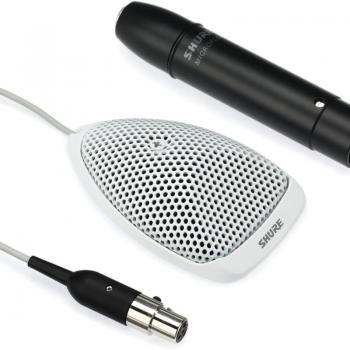 Shure SSI MX391W‑A/O Micro‑Effet de Surface