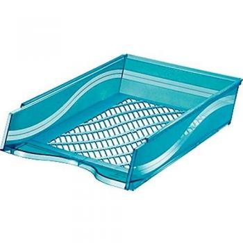 Contenitore Lettere A4 Blu Trasparente