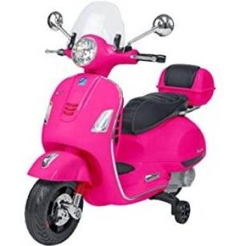Vespa Elettrica Piaggio GTS Rosa con Sedile in Pelle