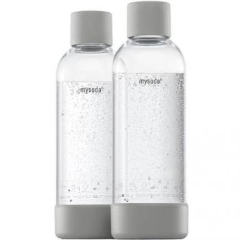 Mysoda – Bouteille (2) 1 L PET et biocomposite Gris
