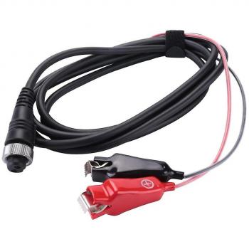 Carrete de pesca con motor eléctrico, cable de alimentación y batería