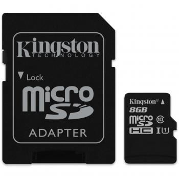 Kingston 8 Go microSDHC UHS‑I, résistance thermique