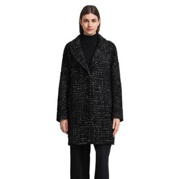 Eleganter Mantel in Schwarz für Damen