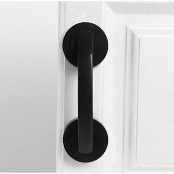 Maniglia Doccia Nera Per Porte di Vetro