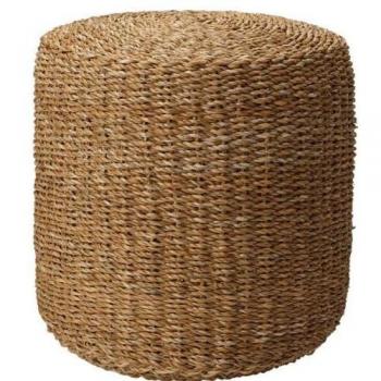 Home&Styling Pouf Natur Ø40x38 cm
