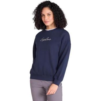 Wool‑Blend Indigo Comfort Hoodie – Women's Crew Neck, 16