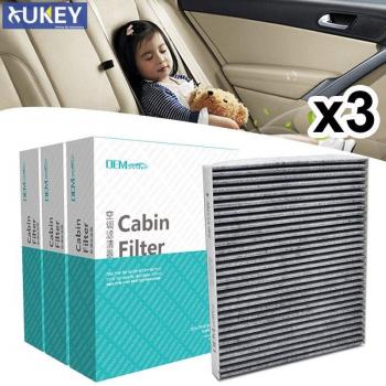 3PC Hyundai Kia Activated Carbon Cabin Air Filter 97133-2E200 97133-2E210AT
