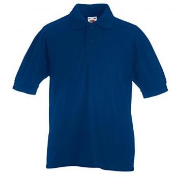 Piqué Kids Polo Shirt Marine – Fruit of the Loom