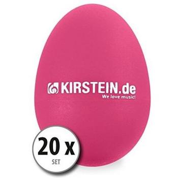 Kirstein Set de 20 Egg Shakers ES-10P rose