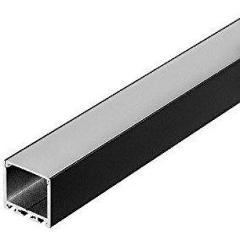 Profi-Aufbauprofil Glenos 3030‑200, 2 m, schwarz/matt (213620)