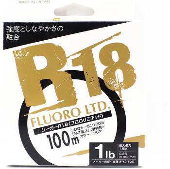 Clear 1 lb R18F FluoroLine by Seaguar (100 m)