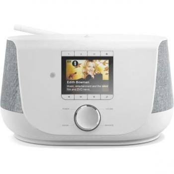 Hama Digital Desk Radio FM DAB DAB+ Internet Bluetooth Wi-Fi AUX White