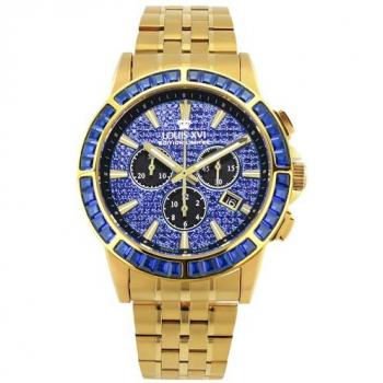 Louis XVI XLXVI1132 Montre Homme Majesté Iced Out Baguette 43 mm 5 ATM