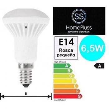 Lámpara reflectante LED R50 E14 6,5W 6000K en caja de 12