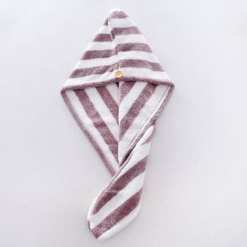 Serviette de bain ultra-absorbante à rayures