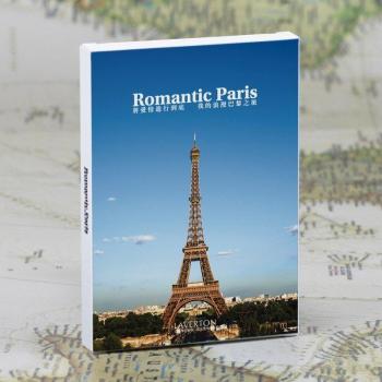 Lot de cartes postales romantiques de Paris