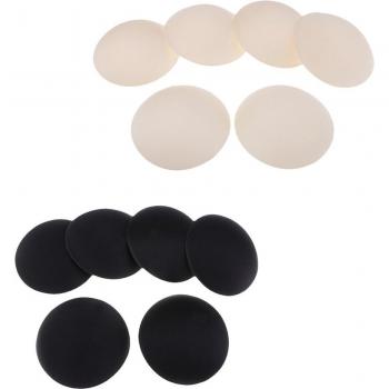 6 Pairs Removable Round Bra Pads for Sports