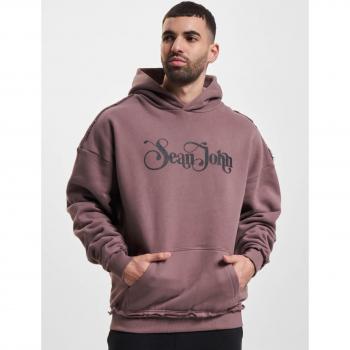 Sean John Herren Retro Logo Kapuzensweatshirt JM233-004-1, grau (dark taupe)